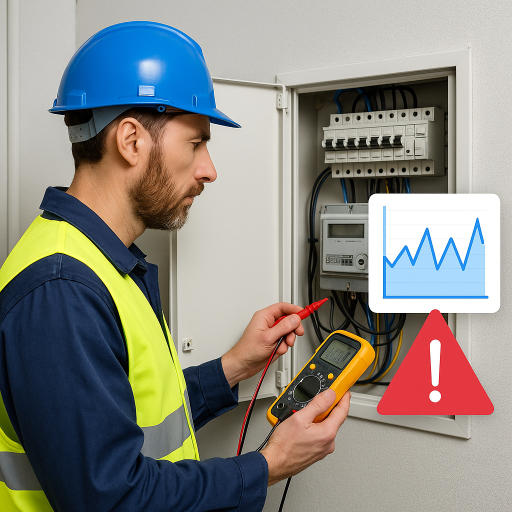 Irregularidades no consumo de energia elétrica
